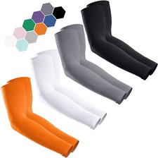 UV Protection Cooling Arm Sleeves for Men Women Compression Sleeves to Cover Arm