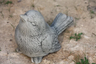 TIERFIGUR VOGEL als STEINFIGUR FIGUR TIER TIERE FROSTFEST NEU VÖGEL DEKO DE-87 - Bild 1 von 3
