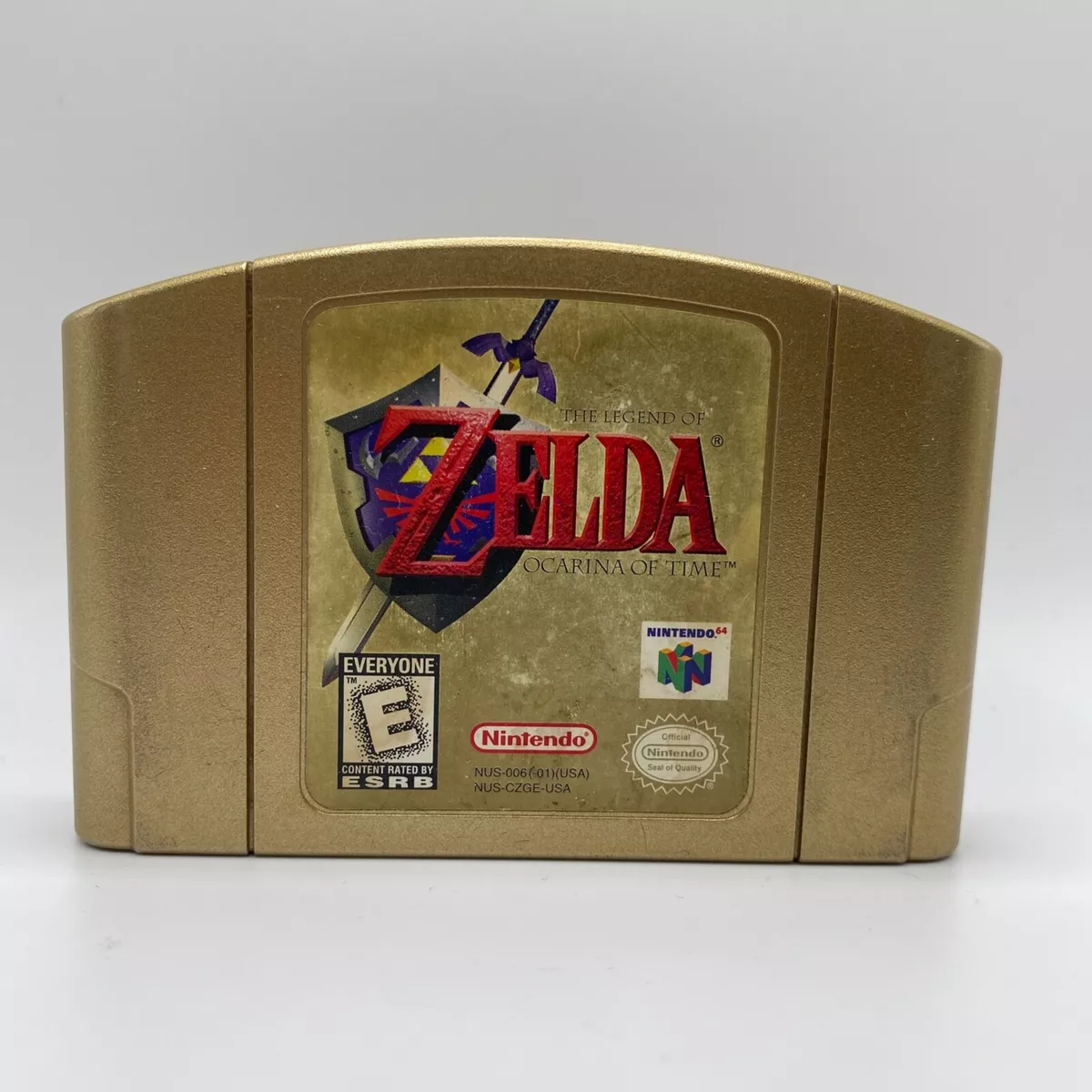 Legend of Zelda Ocarina of Time Gold Collectors Edition Original Nintendo 64