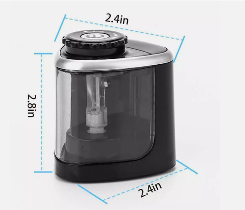 Electric Pencil Sharpener Automatic Desktop Pencil Sharpener Cutter Stationery - Picture 7 of 11