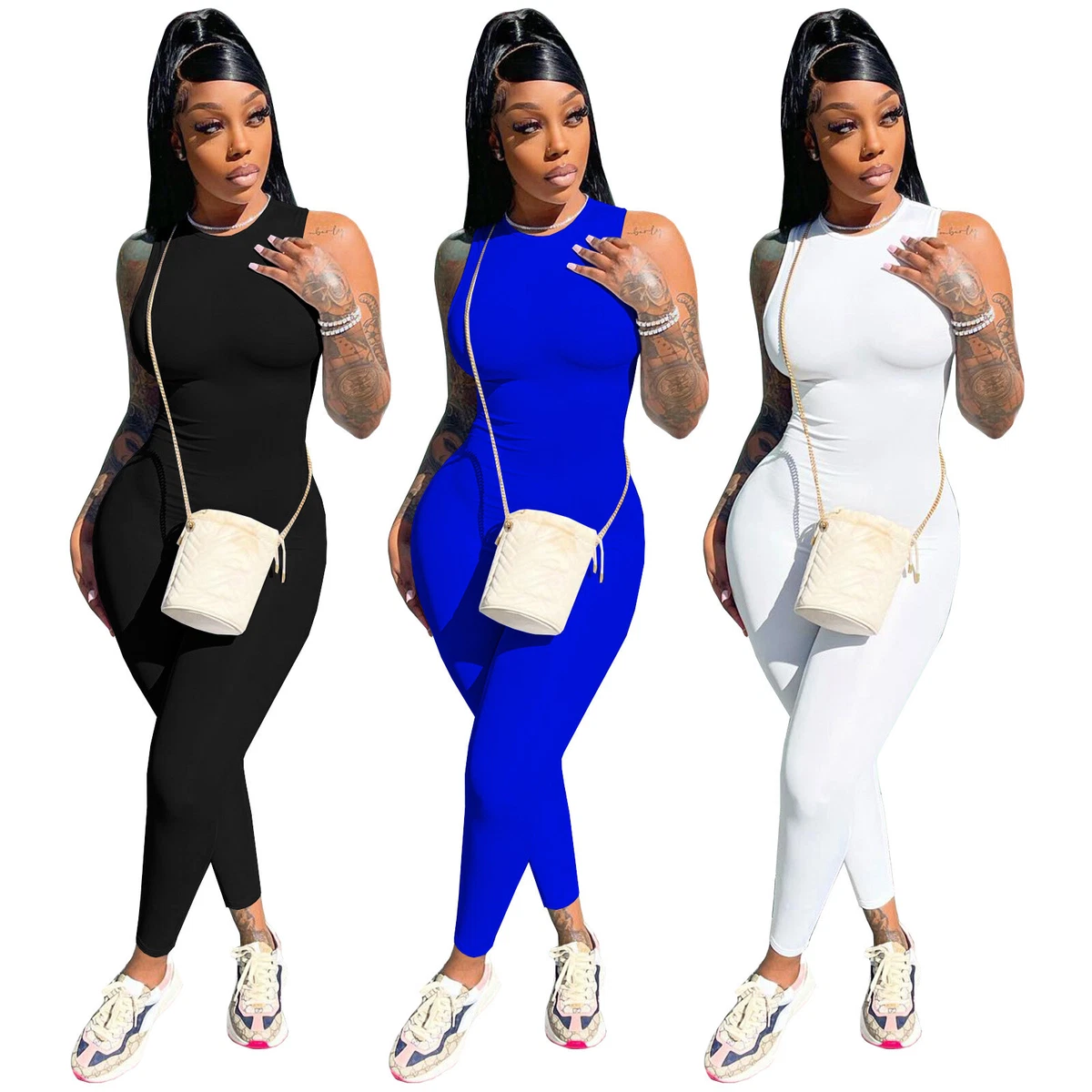 Jumpsuits for Women | Dressy Jumpsuits |Blue Jumpsuit | Prolyf Styles |  Long sleeve jumpsuit, Women long sleeve jumpsuit, Jumpsuits for women