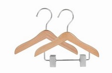 New Mini Wooden Doll Hanger set  20 top hangers and 10 pant/skirt 