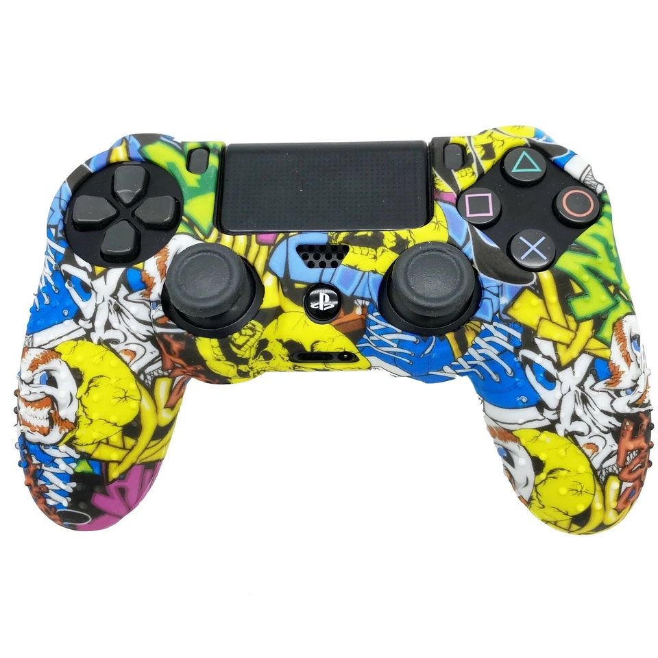 EGP™ ULTIMATE Case Griffe Silikon Gummi Cover Schutzhülle für PS4 Controller - Bild 3 von 4