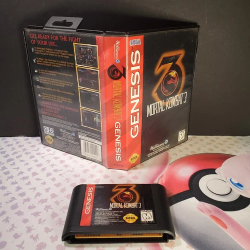 Mortal Kombat 3 (Sega Genesis, 1995) w/ case