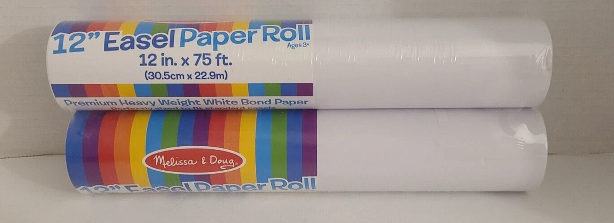 12 Easel Paper Roll Bundle (2 Pack)- Melissa and Doug