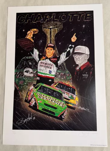 Bobby Labonte Collex: 1995 Coca-Cola 600 Win Ltd. Ed. Numbered Print Autographed
