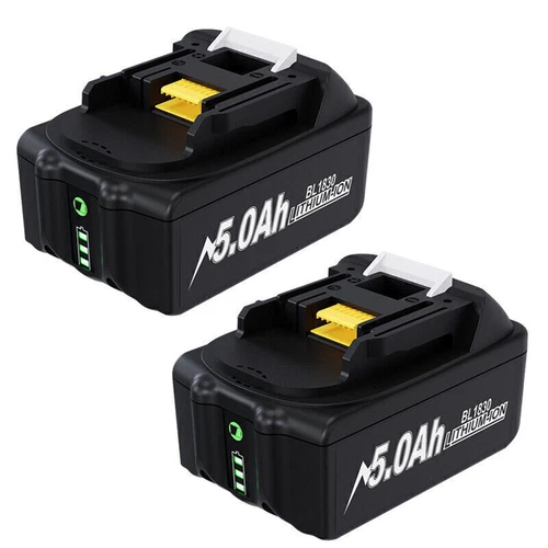 2-Pack 9.0Ah 6.0Ah 5.0Ah For Makita 18V Li-ion Battery BL1850 BL1860 BL1830 LXT - Picture 13 of 18
