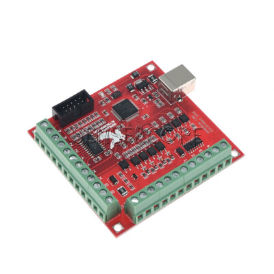 CNC USB MACH3 100Khz Breakout Board 4 Axis Interface Driver Motion Controller-