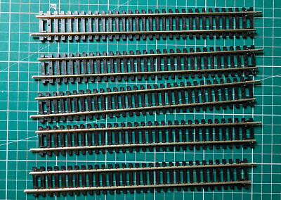 JOUEF train électrique HO lot 7 rails courbes