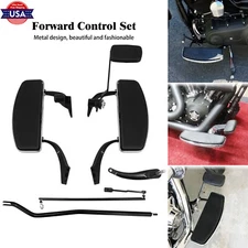 Complete Floorboards Footboards Kit Foot Pedal Fit For Harley Dyna FXD 2006-2017