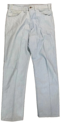 Vintage ca. 1960er helle Waschung Levis Talon 42 Jeans hergestellt in den USA silber 11 Nieten gebraucht, in einwandfreiem Zustand - Bild 1 von 11