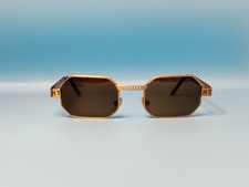 VINTAGE NOS HIGH-TEC BY ARGENTA STEAMPUNK RULER SUNGLASSES GERMANY 47/20 87