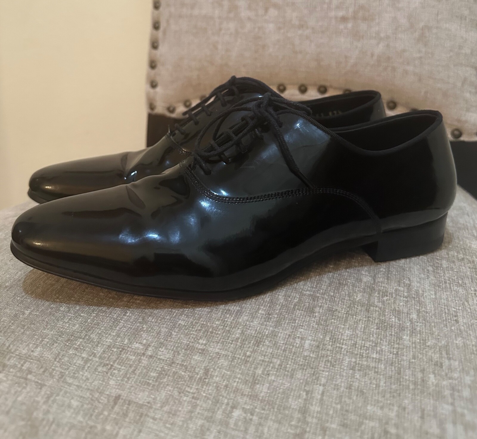 SAINT LAURENT Paris "LULU 20" pelle BALMORALS OXFORD scarpe donna EU 37 5US 7