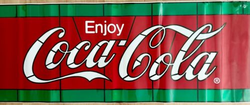 Coca Cola Vintage large Advertising  Decal Sticker  - Picture 1 of 4