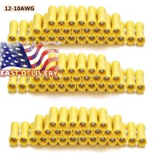 12-10 AWG Insulated Straight Butt Wire Connector Electrical Cable Crimp Terminal