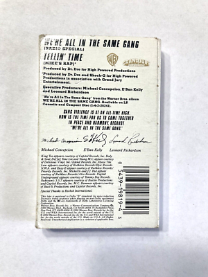 The West Coast Rap All-Stars We,re All in The Same Gang Cassette