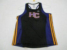 ADIDAS Women's Size L Athletic HC BRA SUPPORT Black Tank Top