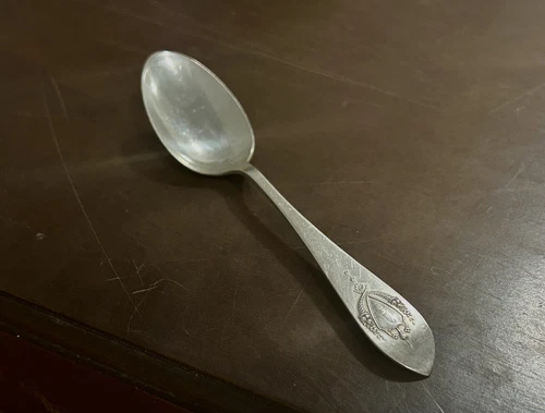 LUNT Sterling Silver Antique Fruit Spoon 5 3/4” Mount Vernon Pattern, Early 1900