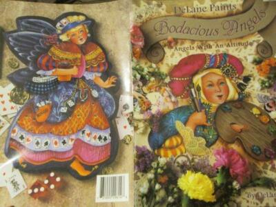 DeLane Paints Bodacious Angels Painting Book-Lange-Teacher/Painter/Ms Fix-It/Exe