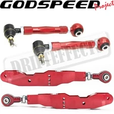 Godspeed Gen2 Adjustable Rear Lower Control Arm+Toe Kit Set For Impreza 2008-16