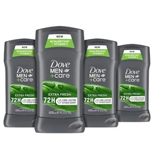 ** Dove Men + Care Antiperspirant Deodorant 72hr,  (4 PACK)