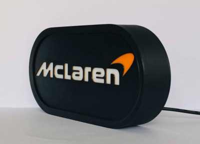 Mclaren 2 - USB Lightbox ~ Schild ~ Lampe