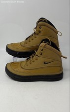 Nike Kids ACG Woodside 2 524872-703 Brown Lace-Up Ankle Hiking Boots Size 6.5Y