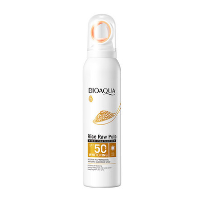 Bioaqua Rice Raw Pulp SPF50 Refreshing Sunscreen Spray Protection 150ml