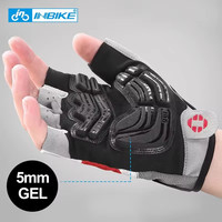 Shockproof GEL Half Finger Cycling Gloves Men Women MTB Gym Fitness UK