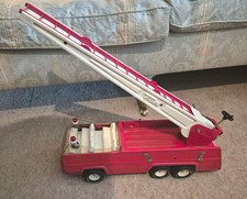 Fire Engine Vintage Large Tonka Metal Toy Truck Aerial Ladder 1970s