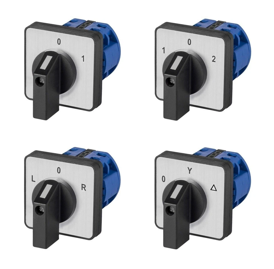 TIVENDIS Drehschalter Nockenschalter Wendeschalter Hauptschalter Motorschalter Schalter