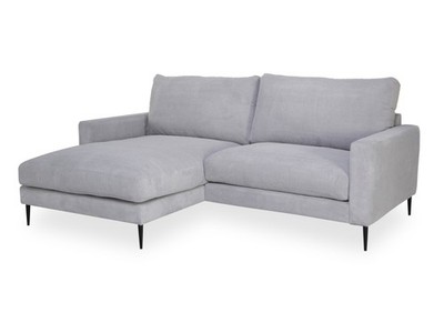 Polsterecke BOLKO BB 220x164 cm grau Ecksofa Wohnlandschaft Eckcouch