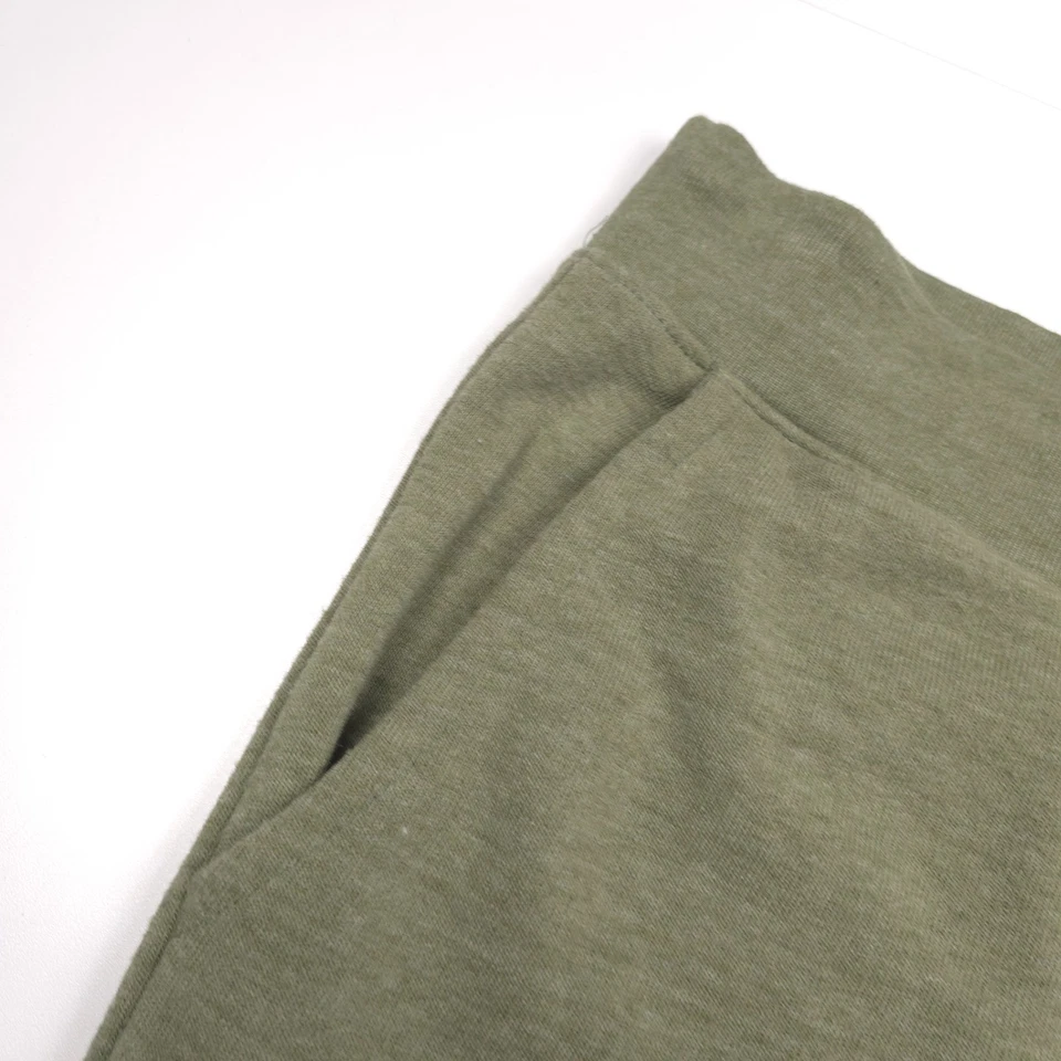Pantalones deportivos alternativos acogedores ecológicos de vellón verde para hombre talla XL Foto 3 de 4