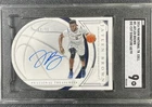 JAYLEN BROWN SGC 9 2016-17 NATIONAL TREASURES COLLEGIATE #8 DIE-CUT AUTO RC /99