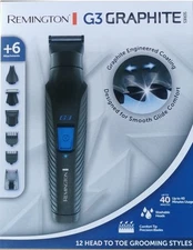 Remington PG3000 Graphite G3, All-in-One Cordless Electric Trimmer, Black