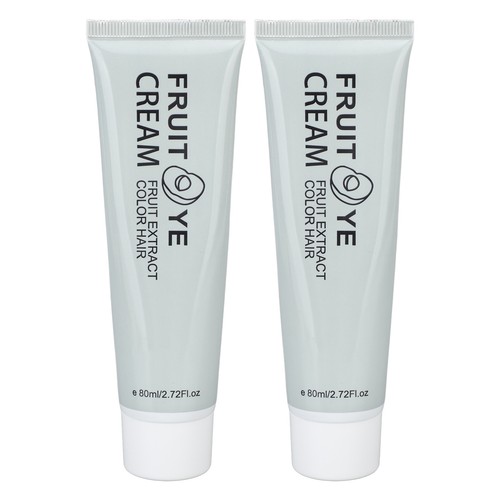 ⊹2pcs Plant Fruit Hair Dye Cream Gray Hair Coverage Long Lasting Results Improve - Picture 15 of 24