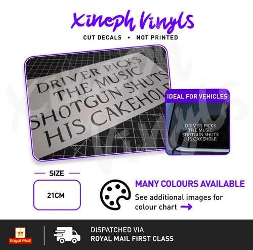 Supernatural Driver picks the music vinyl sticker decal car (window optional)