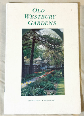 Old Westbury Gardens Long Island maps Guidebook Phipps Estate Souvenir highlited