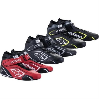 Alpinestars 2710122-1055-10 Tech-1 T V3 Shoes, Black/Gray/Yel, 10