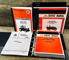 Allis Chalmers 7080 Tractors Service Manual Parts Operators Owners Sn 3001-up