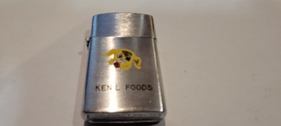 Nice Ken-L Dog Food  Old vintage  Advertising  PENGUIN CIGARETTE  LIGHTER 