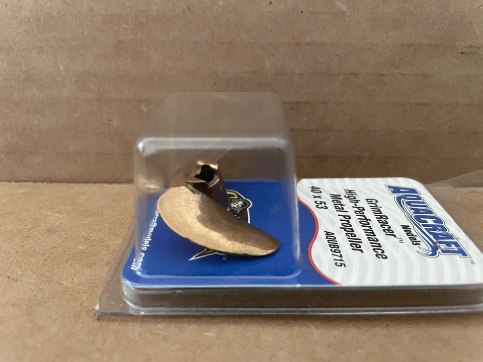 AQUACRAFT MODELS GrimRacer High-Performance Metal Propeller 40 x 53 w/ Box #3 - Image 2 of 4