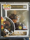 Funko Pop! The Lord Of The Rings #448 Balrog  2017 NYCC Exclusive Sticker - Glow