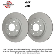 Rear Disc Brake Rotor Set for 2016 BMW 428i