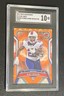 2024 Topps Resurgence #110 Ray Davis Orange Surge Refractor RC #23/25 - SGC 10
