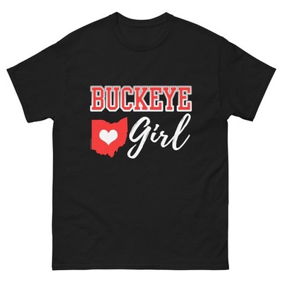 Buckeye Girl Ohio Home Heart State T-Shirt