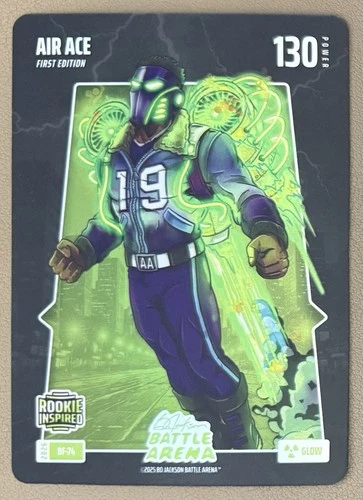 2025 Bo Jackson Battle Arena Air Ace Bailey Glow Battlefoils #BF-74