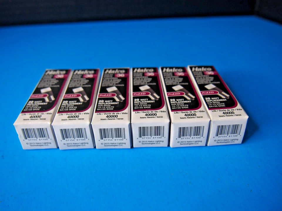 Halco 81100 JC20 2.3W 3000K - BA15s 10-15V Replaces 20W LED Miniature Lamp QTY 1 - Image 2 of 3