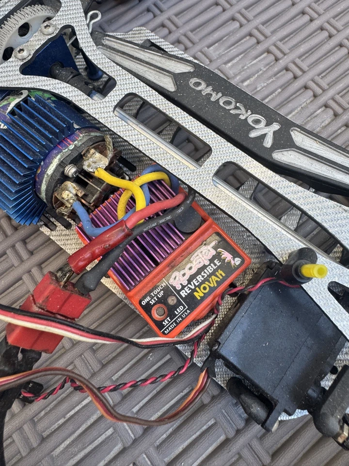 Yokomo MR-4TC SD SSG Silver Carbon Fiber Novak Rooster JR Z270 4wd Race RC Car - Image 4 of 4