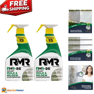 #ad #ad Professional Strength RMR 86 Mold amp; Mildew Spray 32oz Multi Surface Cleaner $52.99